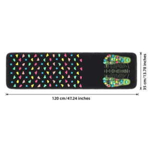 【Foot Massage Acupoint Mat Reflexology Walk Stone Road For Acupressure Relaxes For Long Sitting Elderly Students】