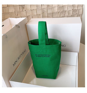 กระเป๋าผ้าใบแบบมินิ ดีไซน์เรียบง่าย กระเป๋าถือผู้หญิง กระเป๋าใส่โทรศัพท์มือถือ กระเป๋าสะพายไหล่แบบลำลอง กระเป๋าถือแบบมีสายสะพายไหล่