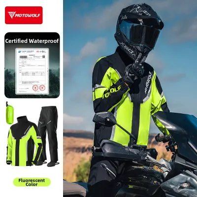 MOTOWOLF | Waterproof Windproof Storm Resistant Raincoat
