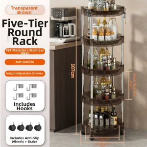 MINGZHIYIFAN | Kitchen Multi-Layer Floor Standing Storage Rack
