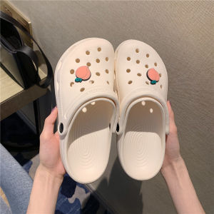 Thin Slippers Womens Summer Outwear Young Adult Heart Cute Head Cover Nurse Sandals Soft Bottom Beach Shoes Hole Shoes Men