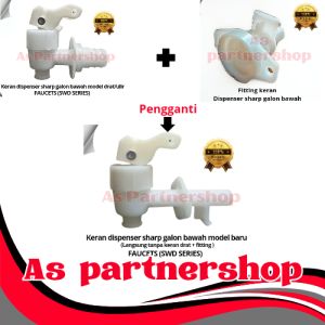 keran dispenser sharp galon bawah model baru original 100%