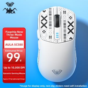 Aula | Wireless Gaming Mouse Bluetooth Multi-Mode Long Battery Life Lightweight Design
