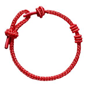 QINGXIANGTAI | Lucky Charm Red Handwoven Bracelet