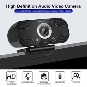 1080P Full HD Web Camera With Universal Clips Fits Laptops Desktops LCD Monitors Webcam Full Hd Microphone