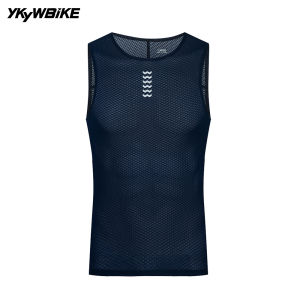 YKYWBIKE Cycling Base Layer Men Road Bike Undershirt Breathable Lightweight Bicycle Vest Sport Underwear Quick Dry Sleeveless