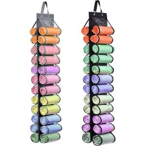 Hanging Storage Bag with 24 Clear Pockets for Versatile Organization B24