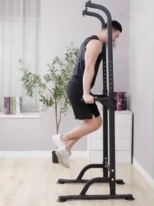 ✅ READY STOCK✅Stand untuk Peralatan Latihan Kekuatan Gym Rumah Menara Daya Multifungsi /Stasiun Dip Bar Pull Up/alat bantu pull up/pull up bar speeds ketinggian dapat disesuaikan/olahraga peralatan kebugaran rumah