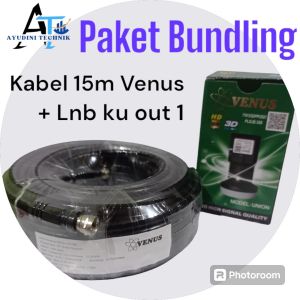 Paket Bundling Murah Kabel dan Lnb Ku Band Out 1