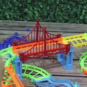 Mainan Anak Mobil Track Rel Lengkap Rail Warna Warni Rapid Track Bisa Bongkar Pasang Sesuai Kreatifitas Anak