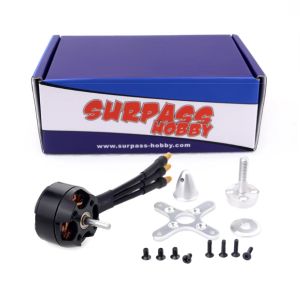 SURPASS HOBBY C2822 Động Cơ Không Chổi Than 1200KV 1400KV Với Bộ Điều Khiển Tốc Độ ESC 2-3S 20A Dành Cho Máy Bay Cánh Cố Định RC & Máy Bay Không Người Lái