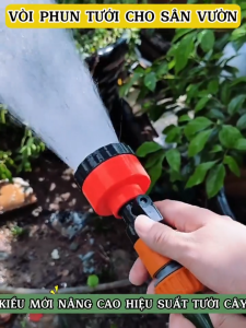 Đầu Vòi Phun Rửa Xe Đầu Vòi Nước Tưới Cây Đa Năng  Vòi Xịt Phun Sương Làm Vườn Tưới Cây