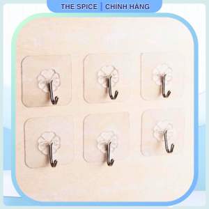 Móc dán tường trong suốt chịu lực