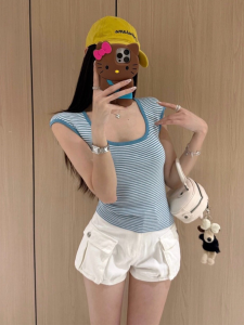 YUEZHONGWEI | Body-Shaping Age-Defying Vest Women Short Sleeve Knit Top