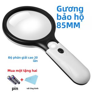Kính Lupa Cầm Tay 40 Lần Có Đèn Sáng Nét Cao Dành Cho Người Cao Tuổi Dùng Để Đọc Sách Sửa Chữa Đánh Giá Chuyên Nghiệp