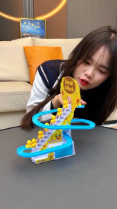 Mainan Bebek Naik Tangga - Mainan Bebek Perosotan / Mainan Small Duck Train