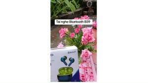 Tai nghe Bluetooth B59 nhỏ gọn lọc tiếng ồn âm thanh nổi có Mic Tai nghe HIFI