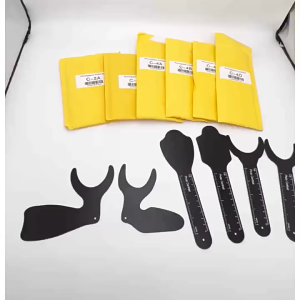 6-Size Durable Dental Photography dentistry Photo Contrast kit Black Background Board for Dental Clinic School