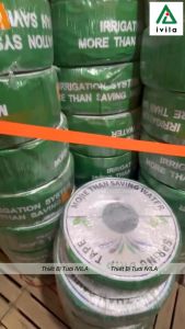 Cuộn 1000m Ống tưới nhỏ giọt SPRING 16mm dày 0.2mm khoảng cách lỗ 20cm Dây tưới nhỏ giọt