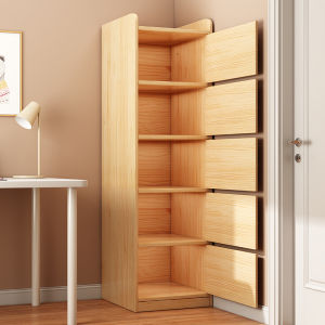 ZHUOHE | Corner Niche Bookshelf Narrow Wall-mounted Storage