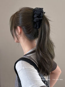 คลิปสีฟ้านางฟ้าทรงยาว คลิปผมทรงยาวแบบติดผมแบบติดผมแบบพันรอบ ตกแต่งผมแบบหนา ทรงสั้น ทรงยาว ทรงมน คลิปสีฟ้า