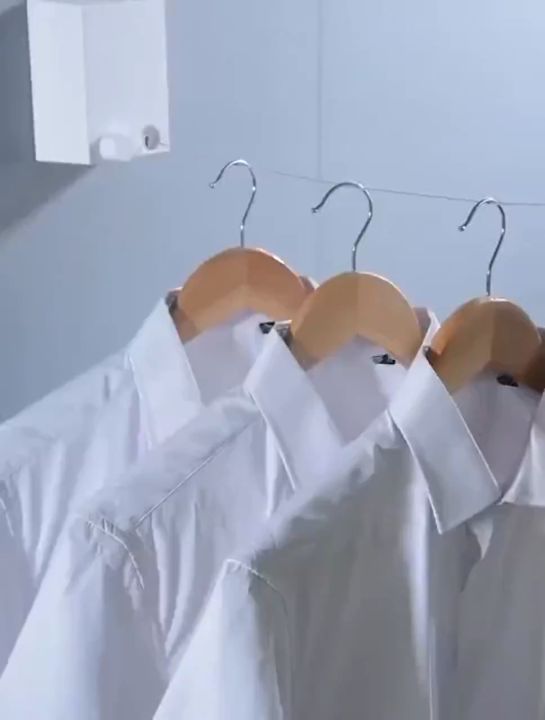 Clothes Dryer Retractable Clothesline Clothes Line Laundry Dryer Rack ...