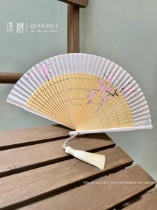 Chinese Style Folding Fans: A Guide to the Flower Cluster Beige Silk Cloth & Kids New Fan