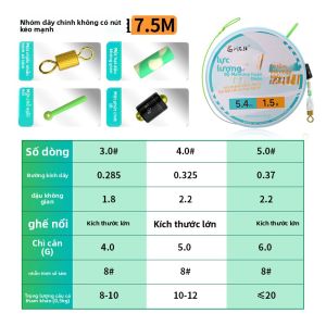 LIUZHIQIANG | Bộ Dây Câu Cá Chống Rách Mạnh