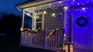 200 Đèn LED Dây Cổ Tích Có Điều Khiển Từ Xa Lấp Lánh Pháo Hoa Starburst Đèn DIY Giáng Sinh Vòng Hoa Lễ Hội Trang Trí Ngoài Trời Ngày Lễ Trang Trí