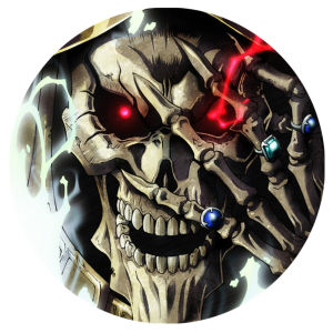 58mm Anime Overlord Ainz Ooal Gown Albedo Shalltear Bloodfallen Cosplay COSTUME Badge Pin SPTE Tinplate Brooch Prop Gilf