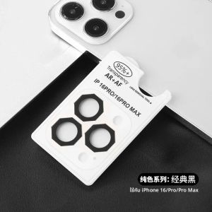 ฟิล์มกันรอยเลนส์กล้องทรงแปดเหลี่ยม 2-3 ชิ้น สำหรับ iPhone 17 16 Pro Max 13 Mini 16 Plus 17 15 14 Pro อุปกรณ์ป้องกัน
