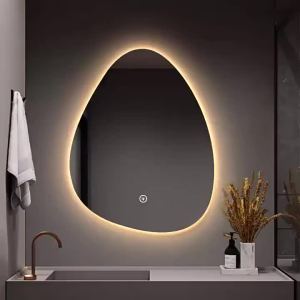 Smart Touch Screen Bathroom Mirror with LED Lights