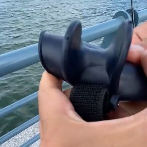 U-shaped Fishing Rod Racks Portable Rubber Fishing Rod Holder Fishing Bracket Fishing Rod Support Frame Placement