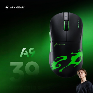 ATK GEAR | Chuột Chơi Game Không Dây Thoải Mái cho Tay Nhỏ đến Vừa