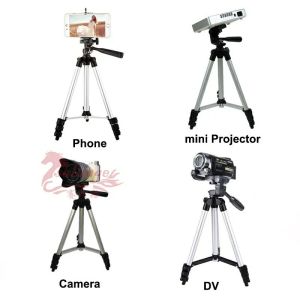 Tripod Portable Aluminium Serbaguna Untuk Hp Kamera Proyektor Terbaru