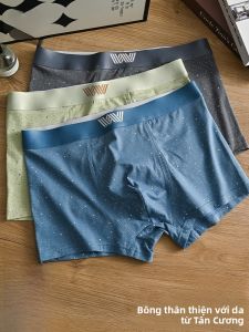 MiiOW | Quần đùi nam cotton nguyên chất cỡ lớn dáng rộng thoải mái thoáng khí mùa hè 2025 quần đùi nam MiiOW Cat Man