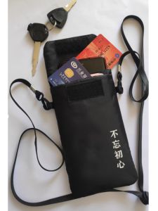 Richline Rich Line Cell Phone Small Backpack Mens and Womens Leisure Mini Shoulder Messenger Bag Quilted to Keep Warm Phone Cloth Bag