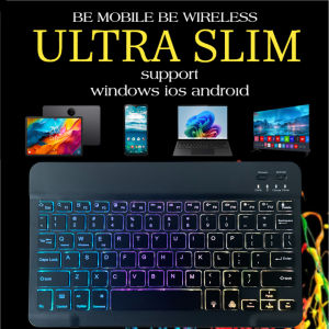 Ultra Thin Wireless Bluetooth Keyboard 10 inch Portable Keyboard for Phone Tablet iOS Android WindowsUltra Thin 200g 10 inches Wireless Keyboard For All Smart Phones IOS Android Samsung Xiaomi Vivo Huawei and Windows