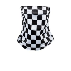 1Pc Outdoor Men Women Checkered Grid Face Mask Motorcycle Riding Neck Face Protection Cover Windproof Anti-UV Cycling Tube Scarf