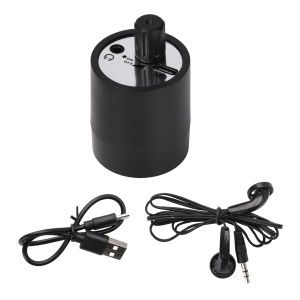 Portable Pipeline Leak Detector Small Sound Collection Leak Pickup High Sensitivity Detection Wall Mounted Sound Amplifier