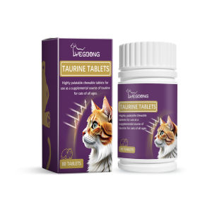 YEGBONG Cat Multivitamins Pet Nutrition Taurine Folic Acid Supplements for Adult Cats Kittens New Arrivals  pet cat taurine tablets kittens adult cats bright eyes taurine tablets cat pet nutrition cat health products