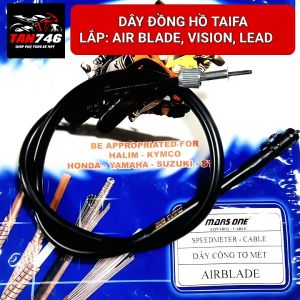 Dây đồng hồ AB TAIFA Dây công tơ mét lắp AIR BLADE VISION LEAD và cho nhiều dòng xe tay ga khác của hãng HD.