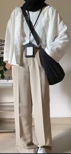 Lose pants - Celana Panjang Wanita Highwaist Kulot / Bahan Anti Kusut