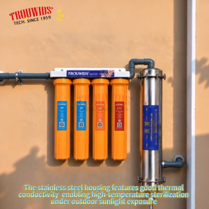 TROUWIDS Commercial Water Purifier For Drinking UF 6500L Outdoor Water Filter System High Flow