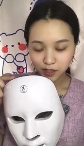 เครื่องมาส์กหน้า LED 7 สี LED โฟตอน Rejuvenation ความงามซ่อมแซมกระชับใบหน้าเครื่องมือความงาม