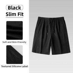 HLA | Casual Pure Color Smooth Shorts