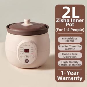 Bear | Multifunctional Purple Clay Cooking Pot 2L