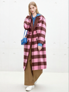 Juicy Couture | Vintage Checkered Reversible Coat Wool