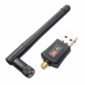 600Mbps Dual Band USB WIFI Adapter 2.4GHz 5GHz WiFi with Antenna PC Mini Computer Network Card Receiver for Laptop Mini Pc