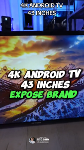 EXPOSE Smart TV 55 inch 4K TV flat screen smart tv Smart TV 50 inch android TV 43 inch Google TV Digital televisions
